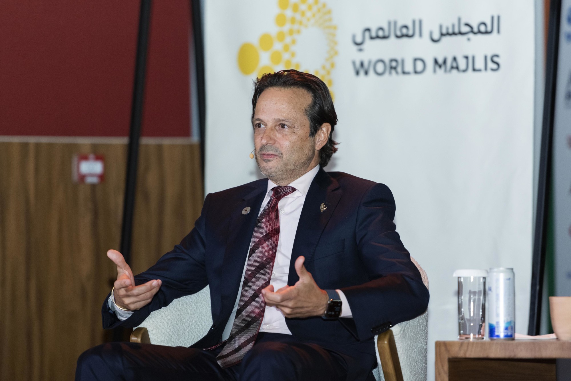 John Pagano, Chief Executive Officer, The Red Sea Development Company and AMAALA, KSA during World Majlis - Off the Beaten Path Travel in the 21st Century at the India Pavilion m32434