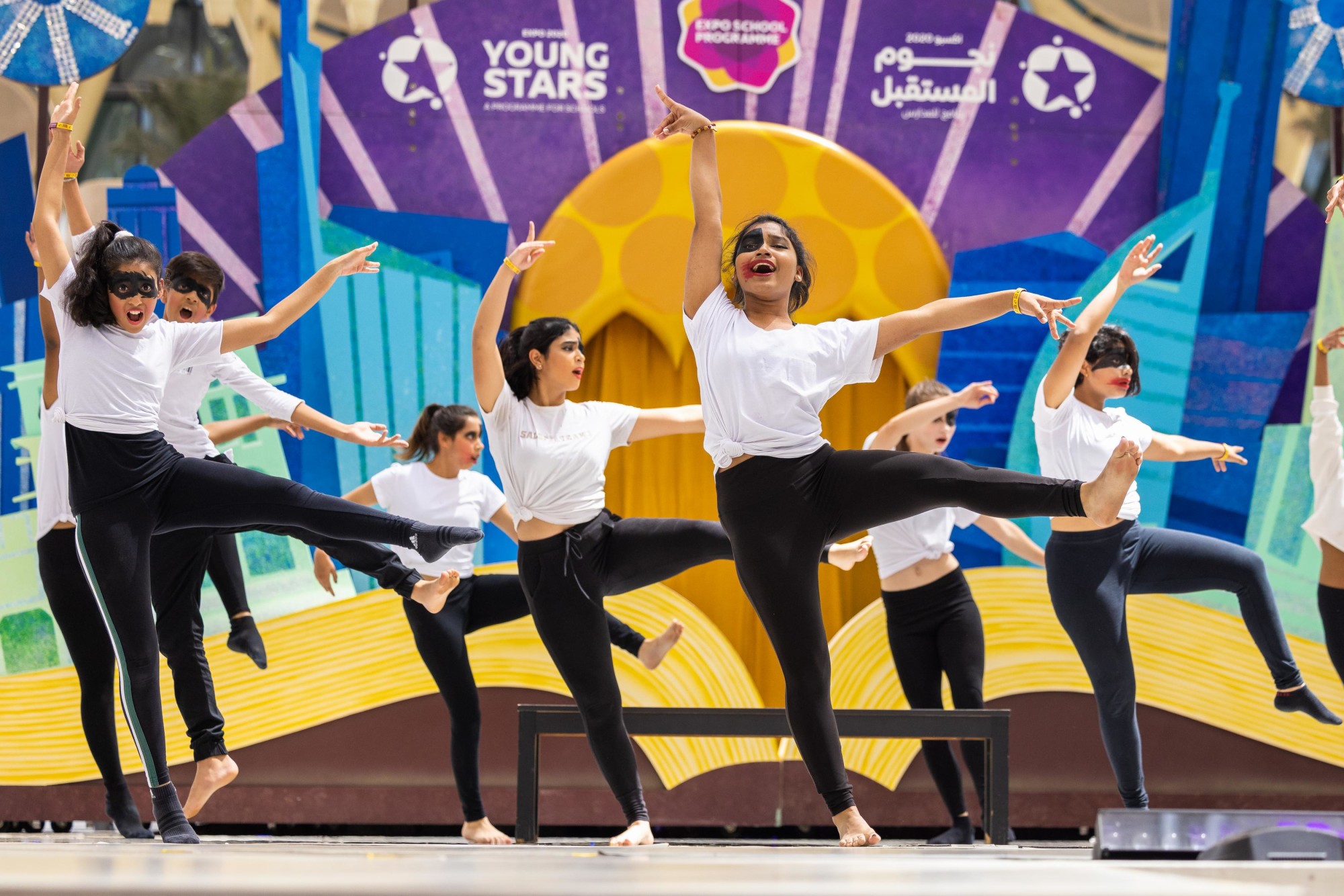 Dubai Scholars School perform during Expo Young Stars at Al Wasl m69380