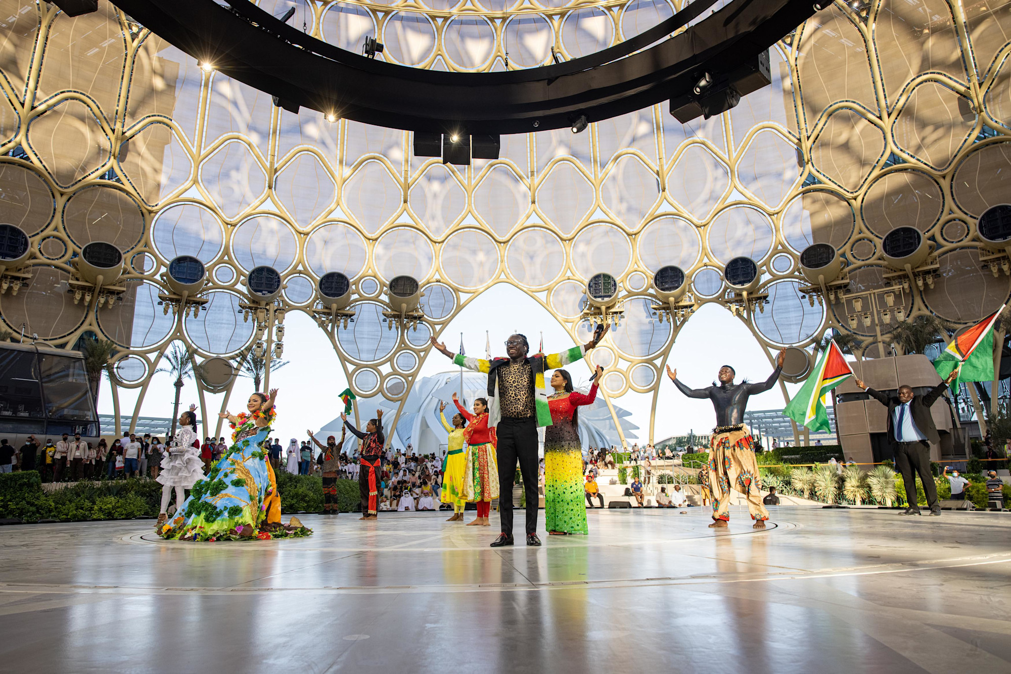 Guyana National Day cultural performance in Al Wasl m5142