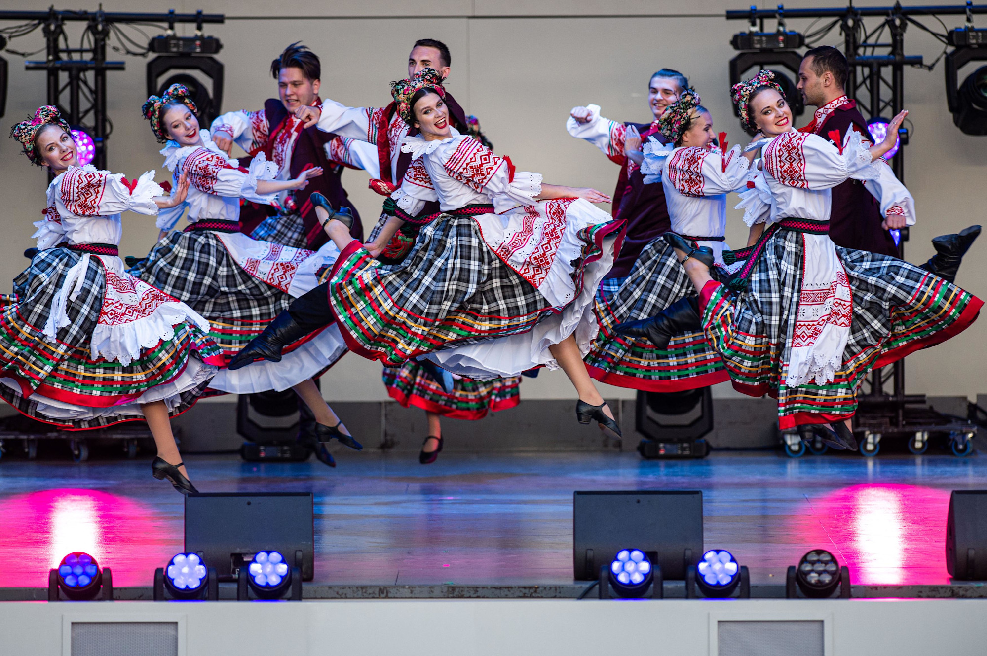 State Dance Ensemble of Belarus performing From Belarus With Love at Dubai Millennium Amphitheatre m12694