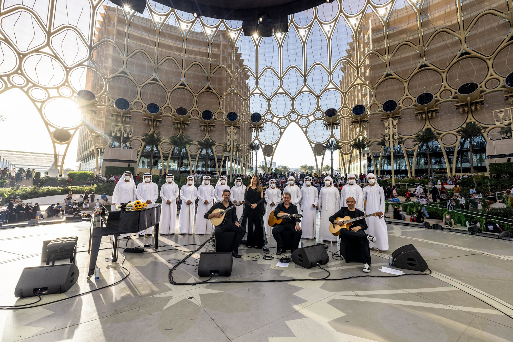 Music in the Garden, Portuguese singer Maria Ana Bobone performs at Al Wasl m52225