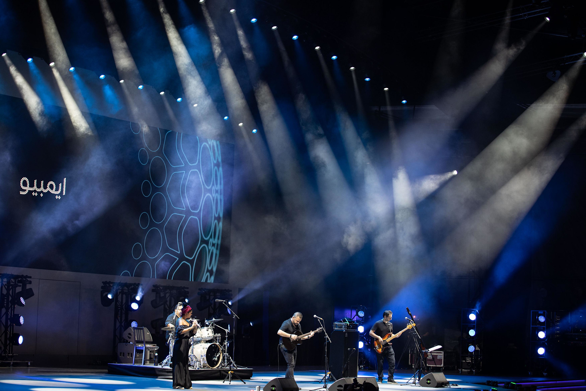 IMBUE perform at Dubai Millennium Amphitheatre m4979