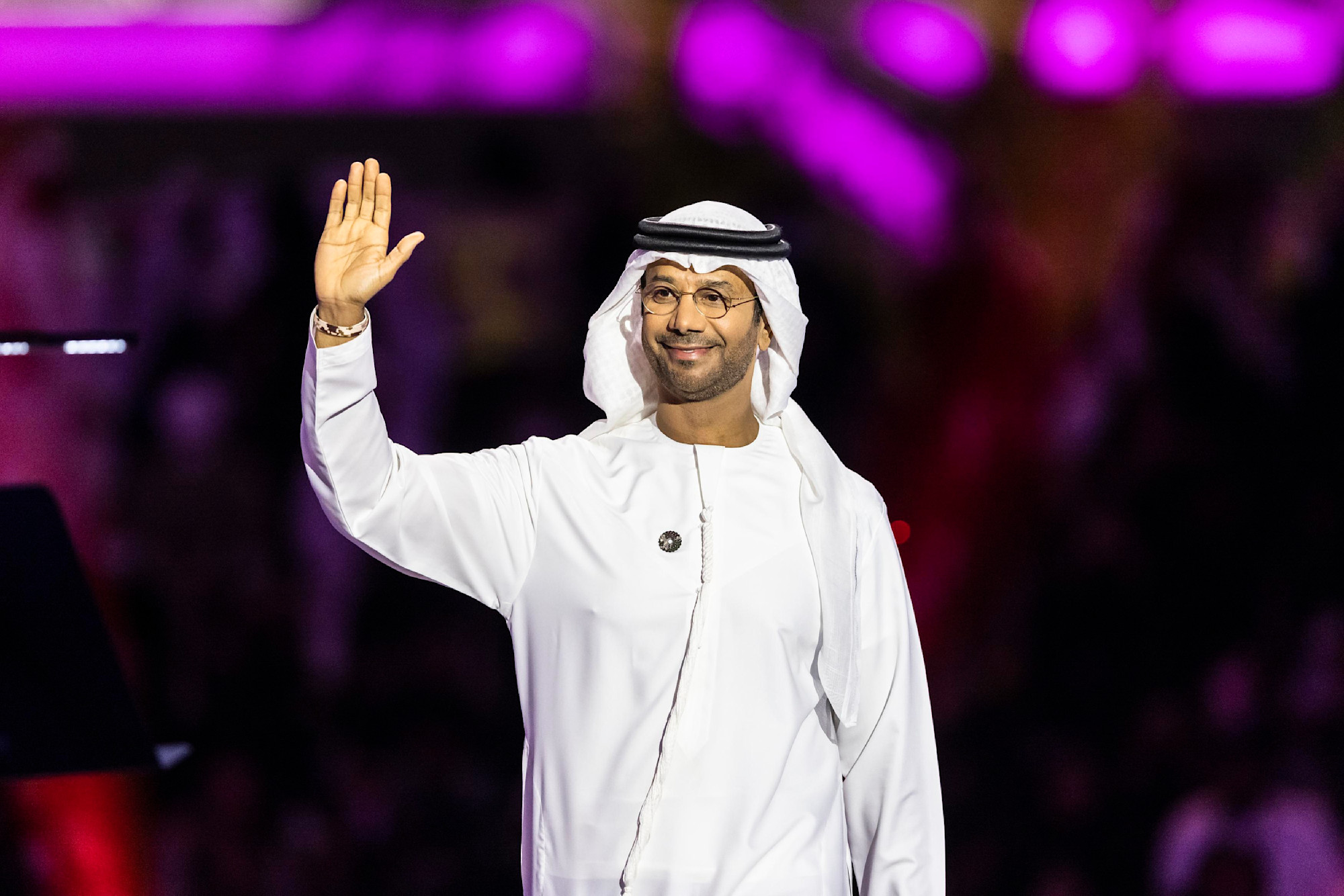 Infinite Nights Fayez Al Saeed performs on Al Wasl Stage m58488