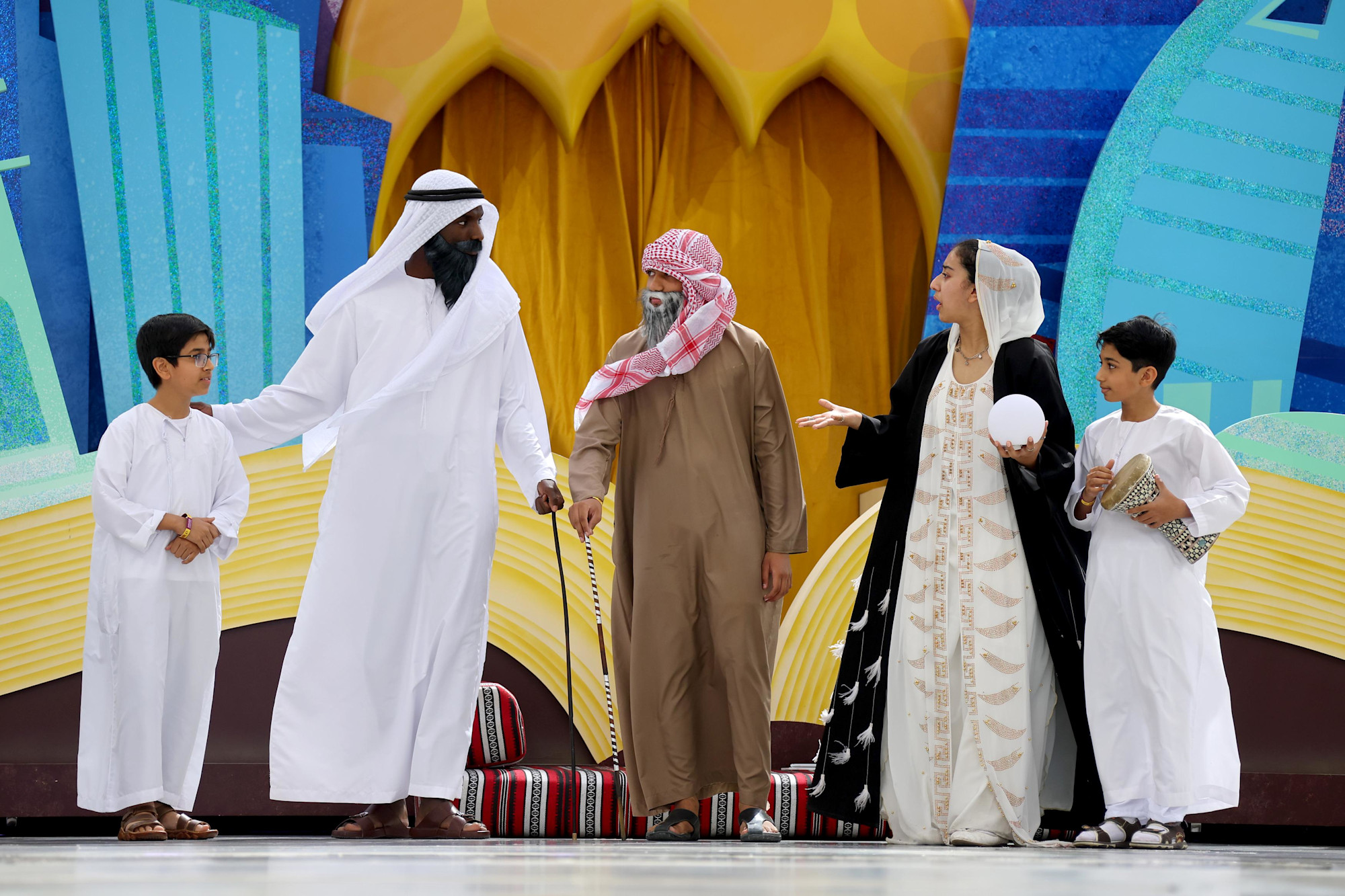 The City School International, Dubai perform during Expo Young Stars at Al Wasl m57112