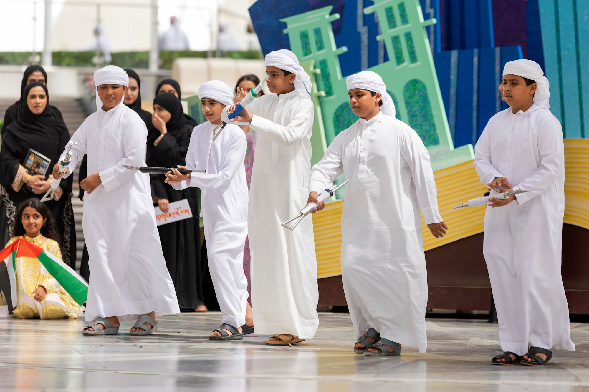 Liwa International School, Abu Dhabi perform during Expo Young Stars at Al Wasl m64436
