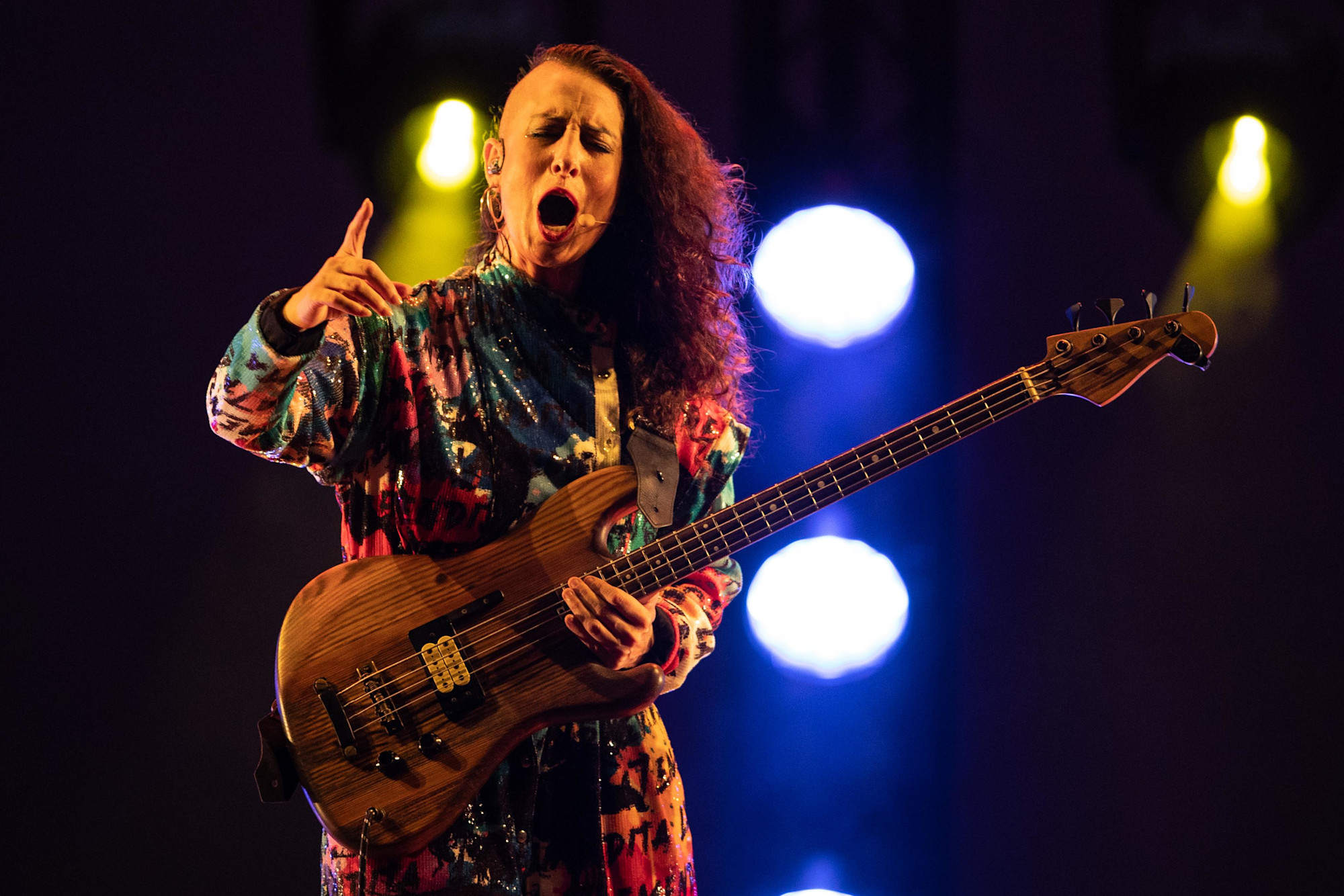 Rosario La Tremendita Tremens performs at Dubai Millenium Amphitheatre m6337