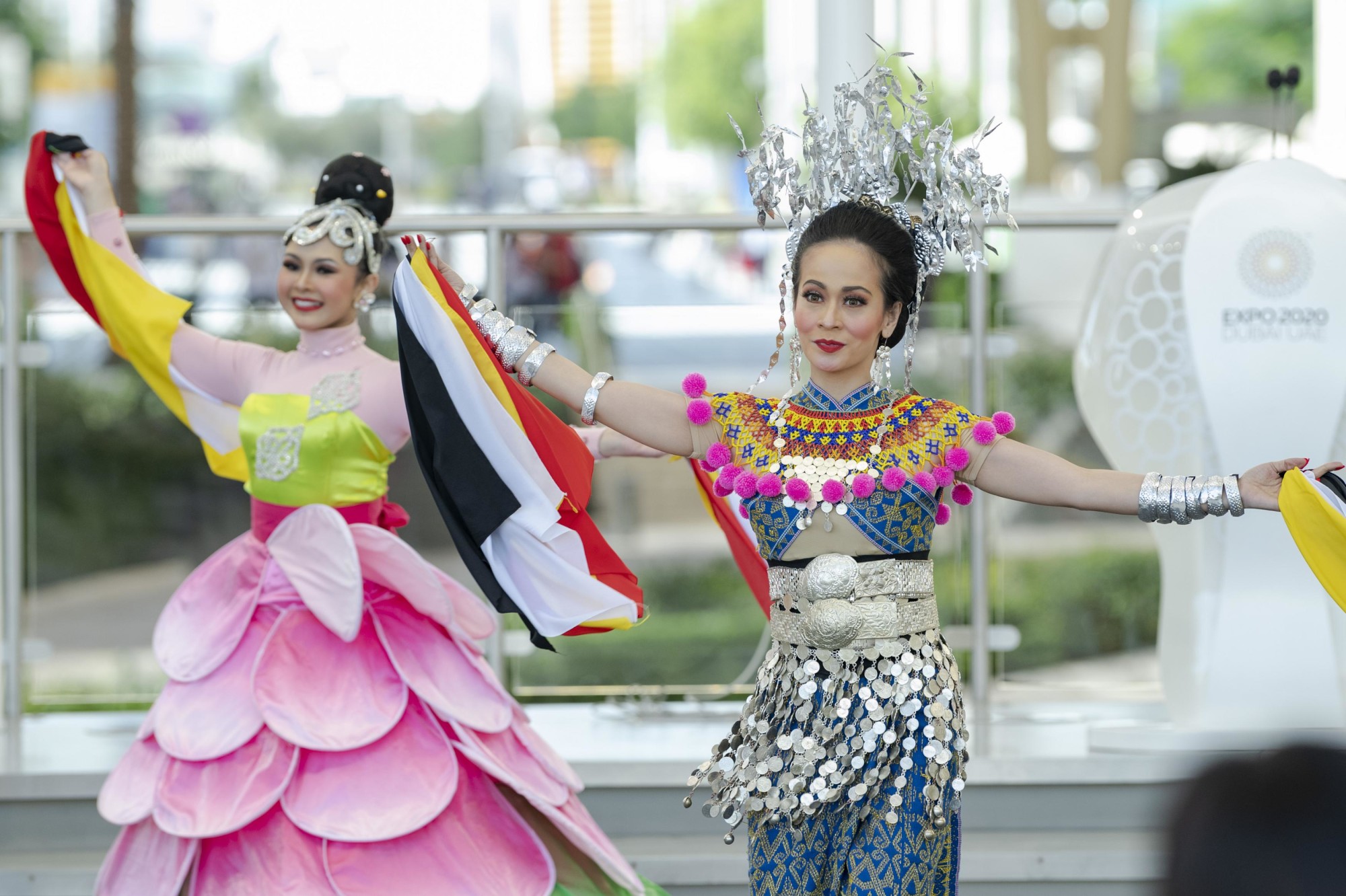 Cultural performance during Malaysia National Day Ceremony at Al Wasl m30618