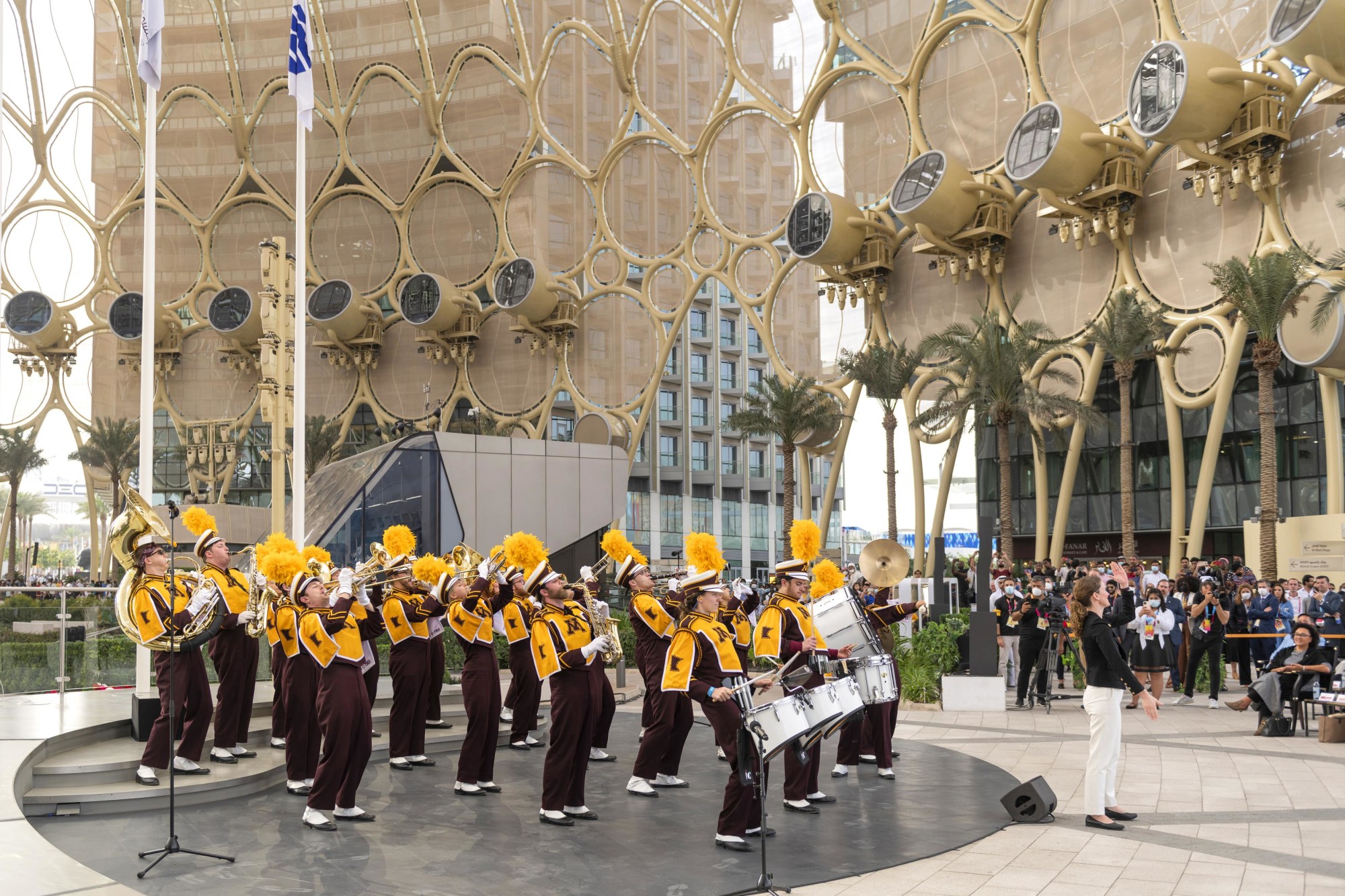 Cultural performance during the USA National Day Ceremony at Al Wasl m59482