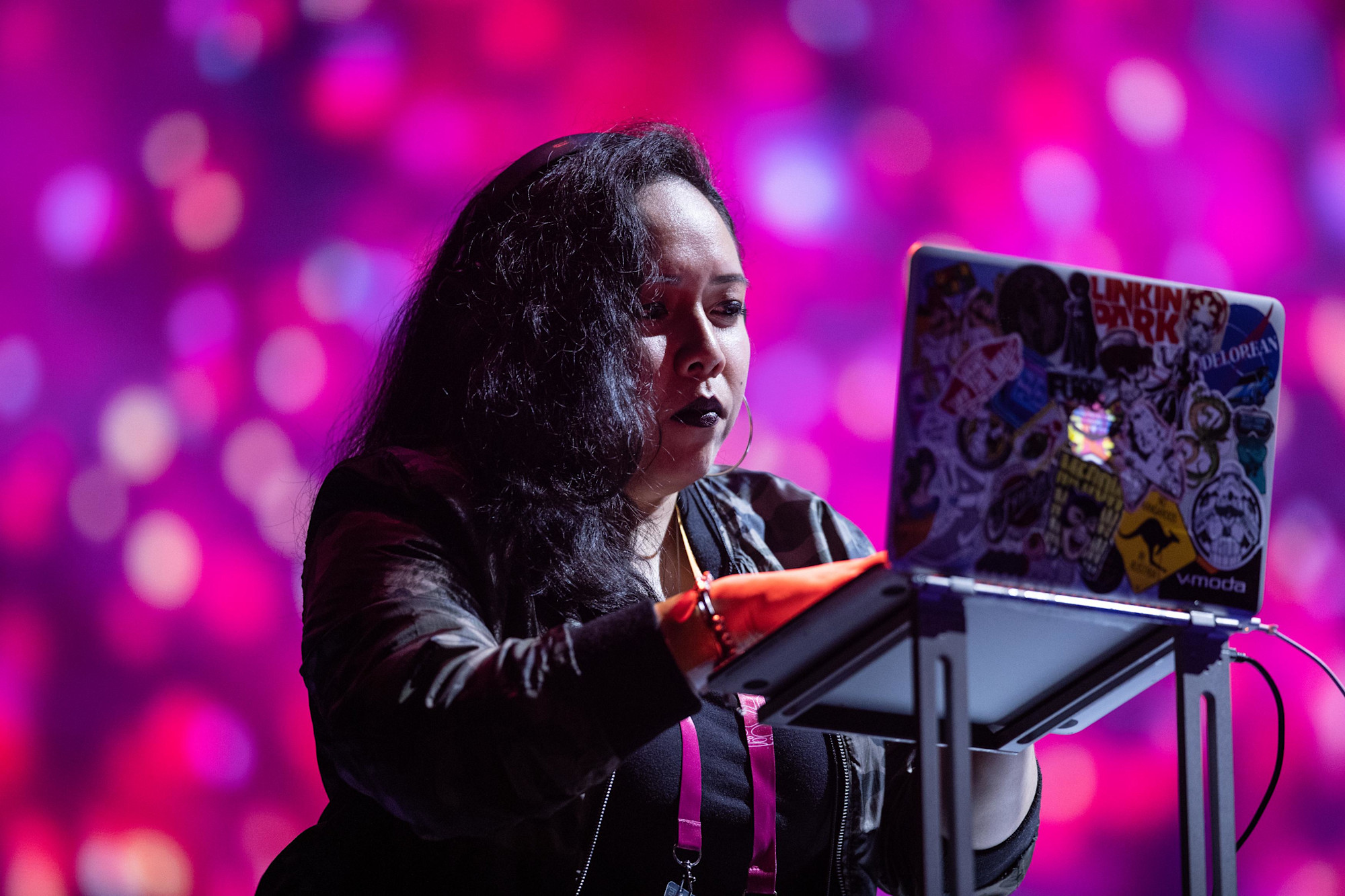DJ Trina performs at Dubai Millennium Amphitheatre m24299