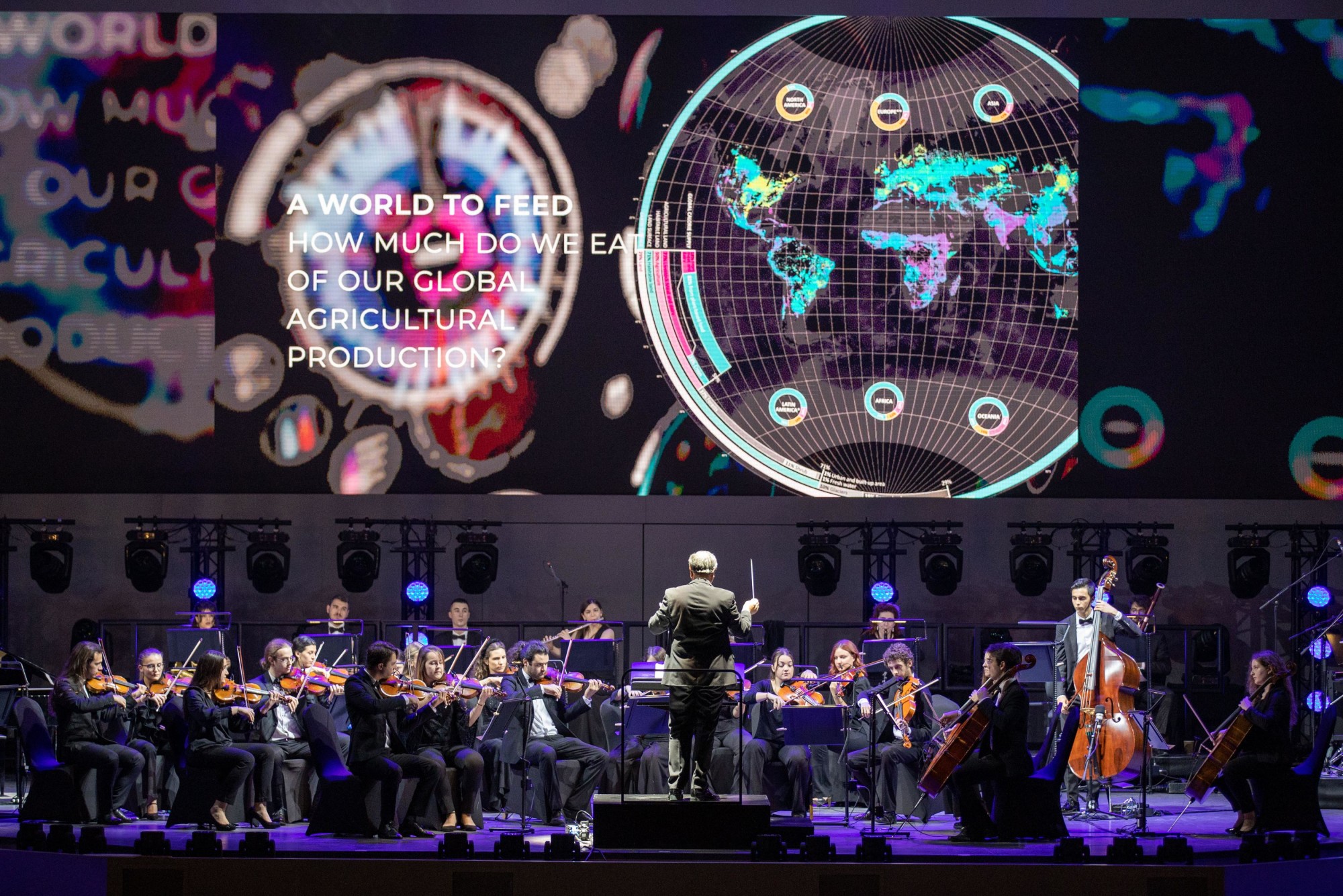Orchestra Sinfonica Nazionale dei Conservatori Italiani perform The Music of the Spheres at Dubai Millenium Amphitheatre - Al Forsan m4768