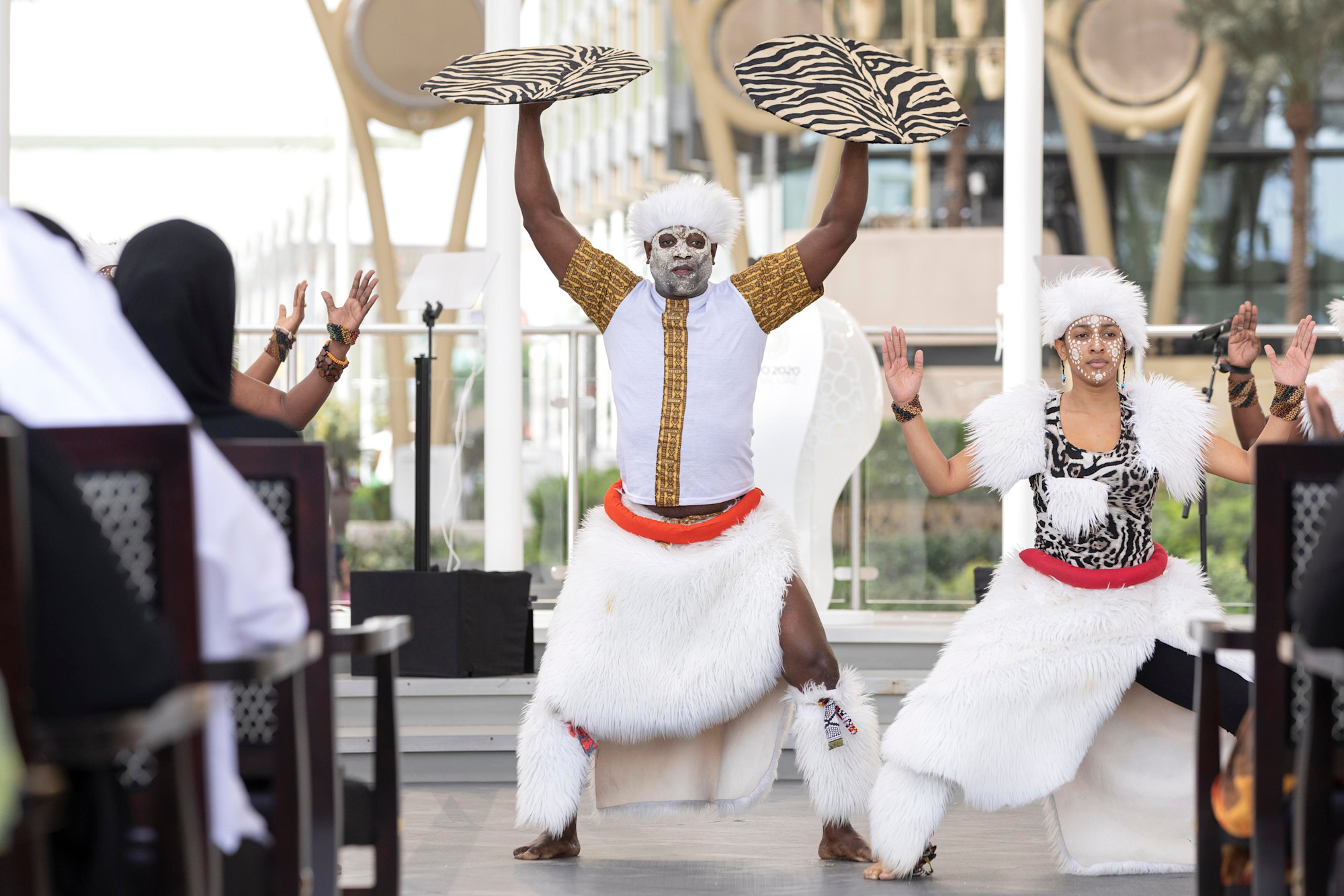Cultural performance during the African Union Honour Day Ceremony at Al Wasl m56100