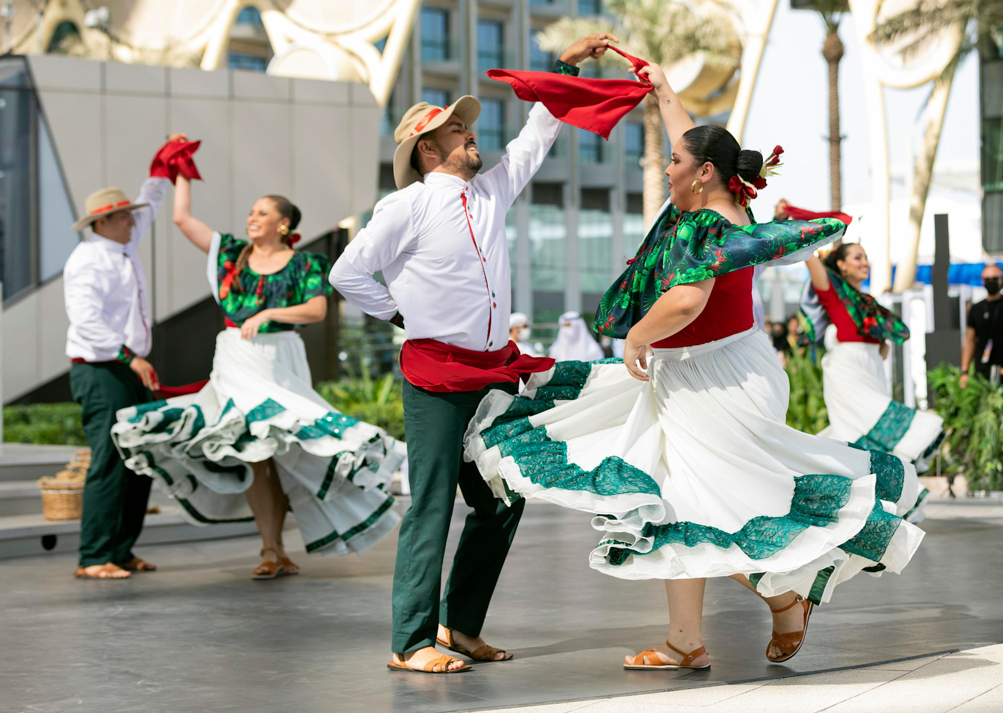 Cultural Performance by Curubanda during Costa Rica National Day Ceremony at Al Wasl m18269