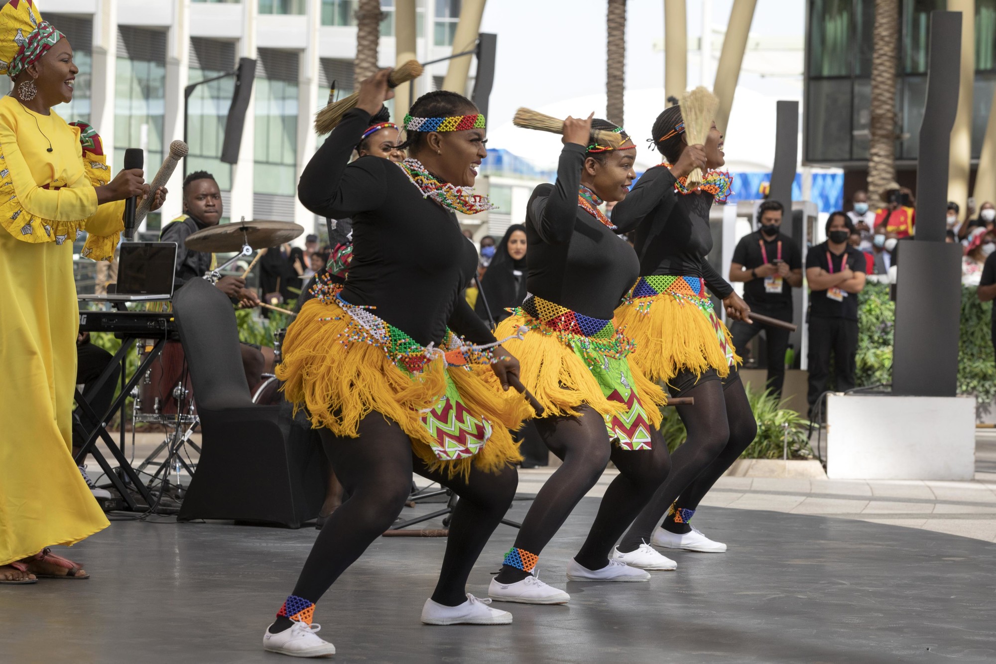 Cultural performance during the Zimbabwe National Day Ceremony at Al Wasl m62945