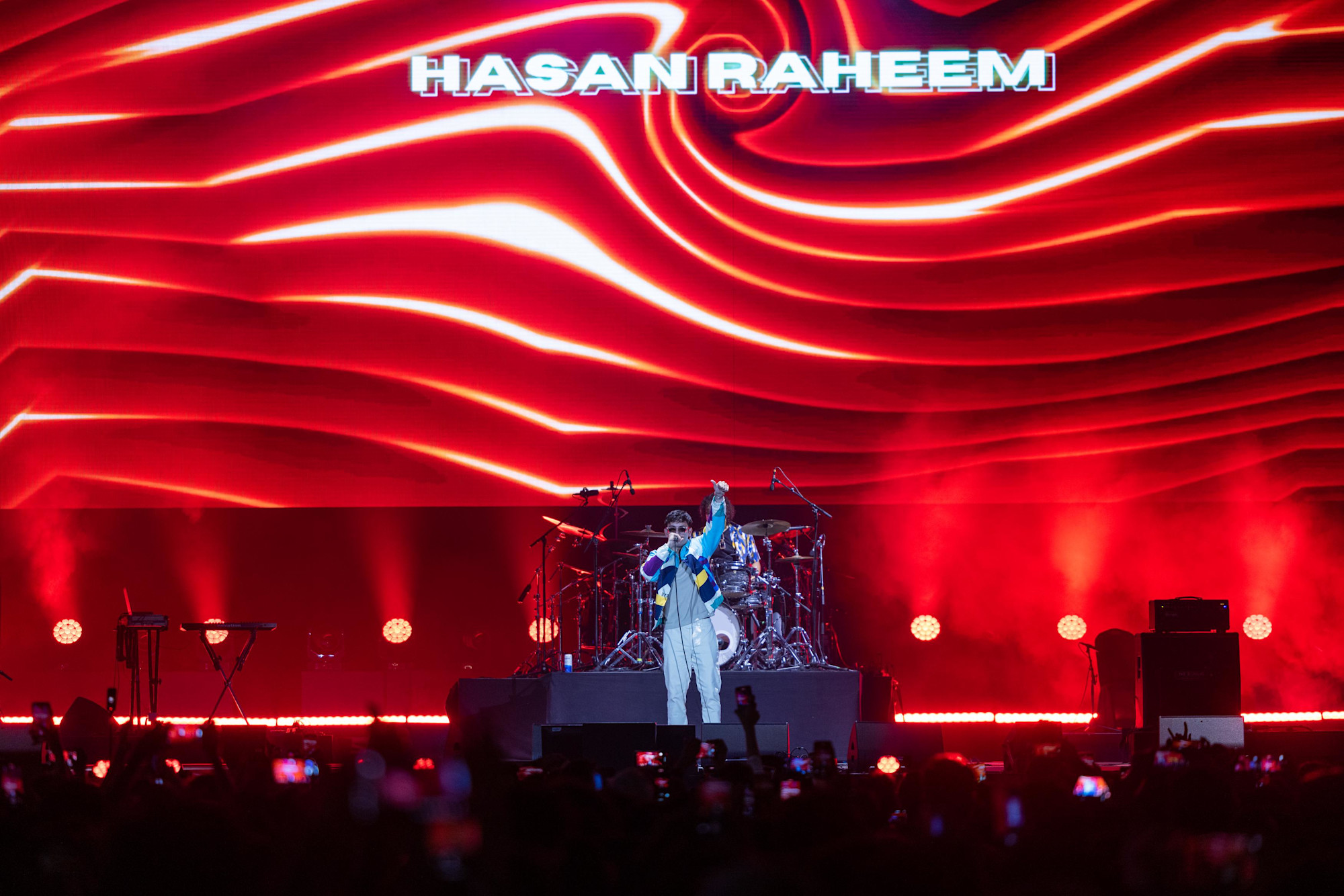 Hasan Raheem performs during the Land of Colours Concert at Jubilee Stage m68258