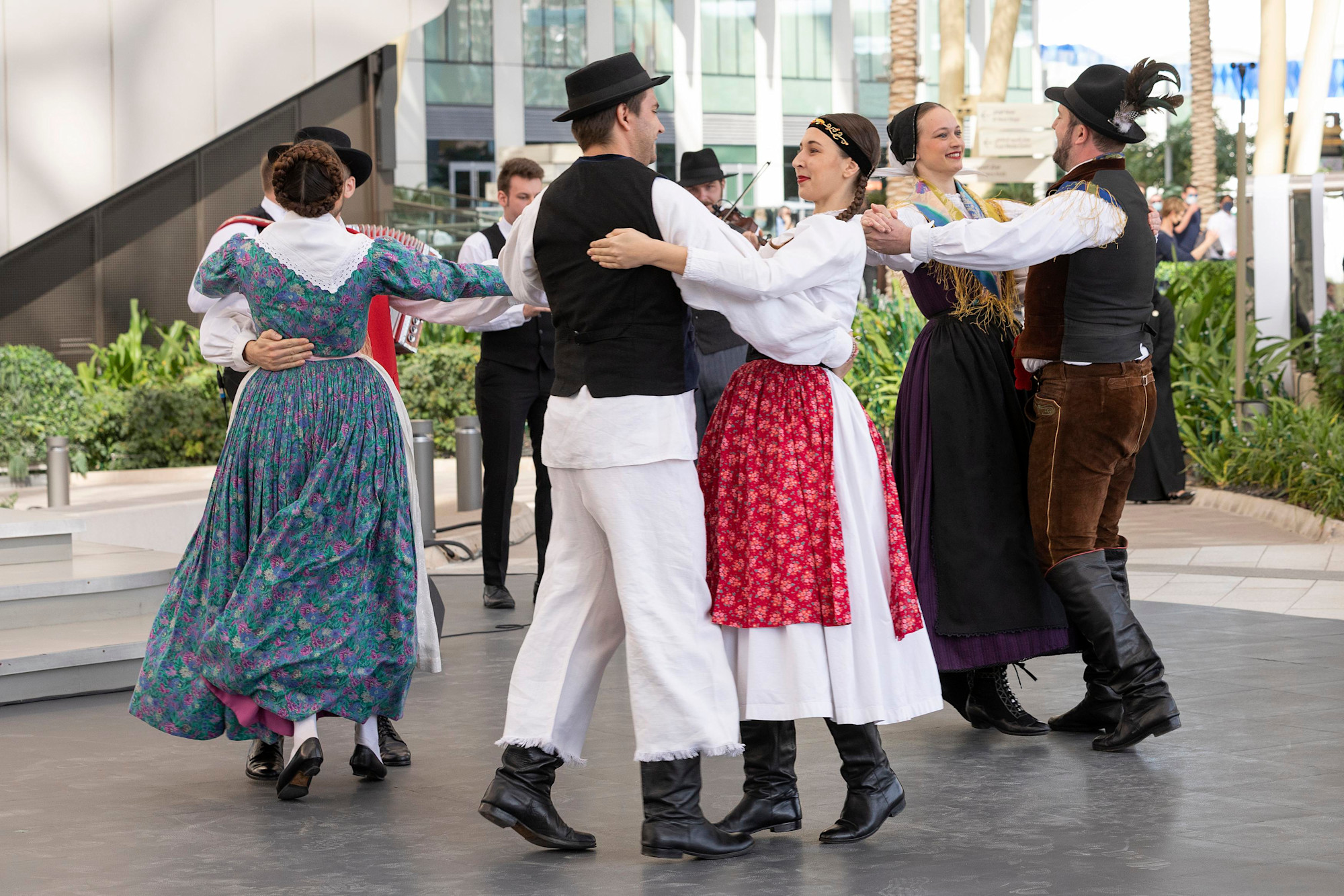 Cultural performance during the Slovenia National Day Ceremony at Al Wasl m44993