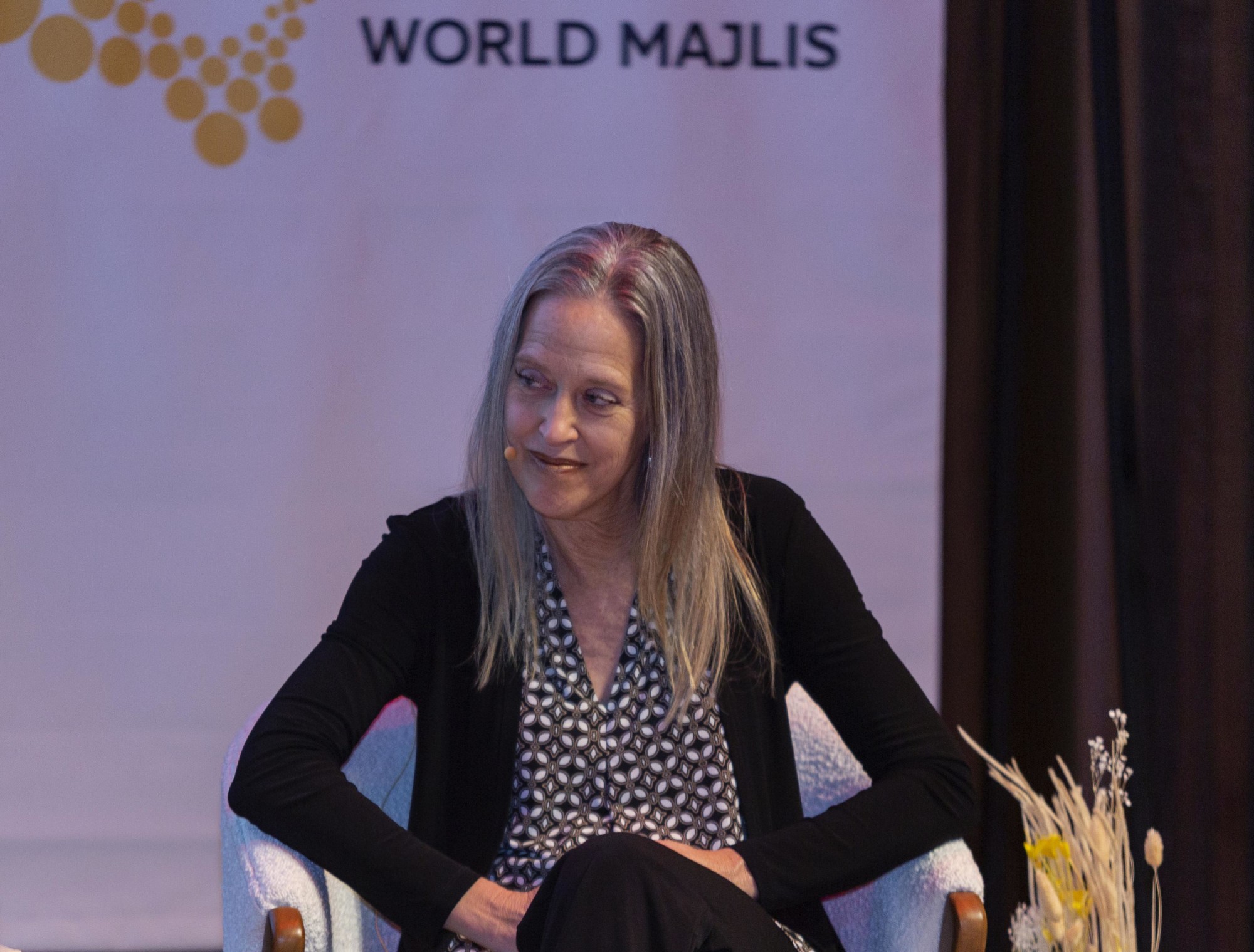 Wendy Kopp, CEO and Co-founder of Teach for All, USA during World Majlis Equipping Youth to Thrive Rethinking Education for a Changing World at Terra Auditorium m22935