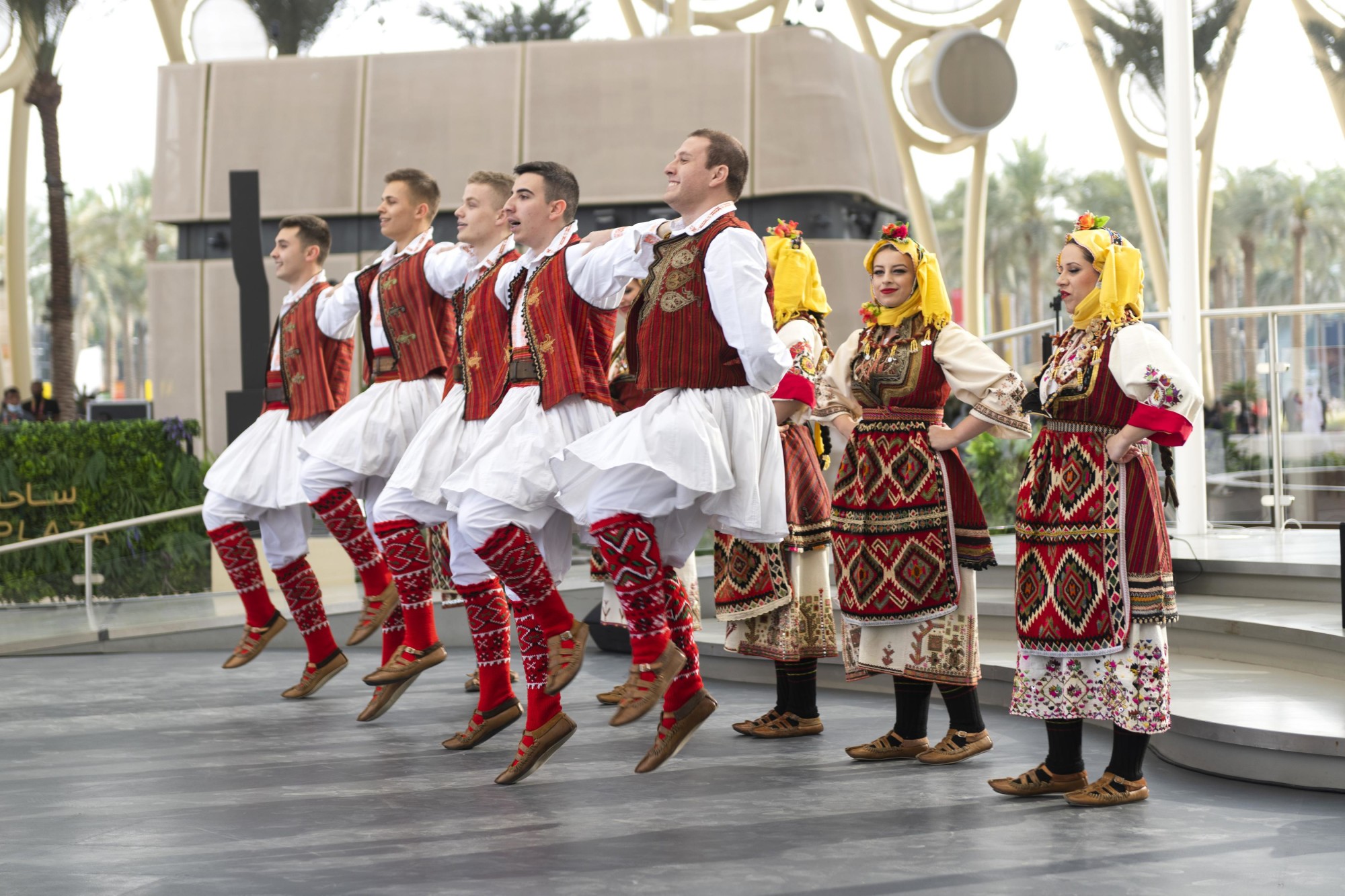 Cultural performance during the North Macedonia National Day Ceremony at Al Wasl m53592