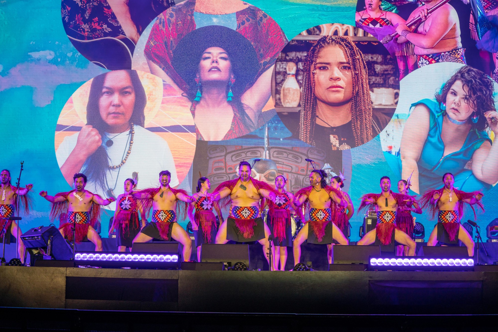 Te Aratini Indigenous Groups Showcase on Jubilee Stage m10718