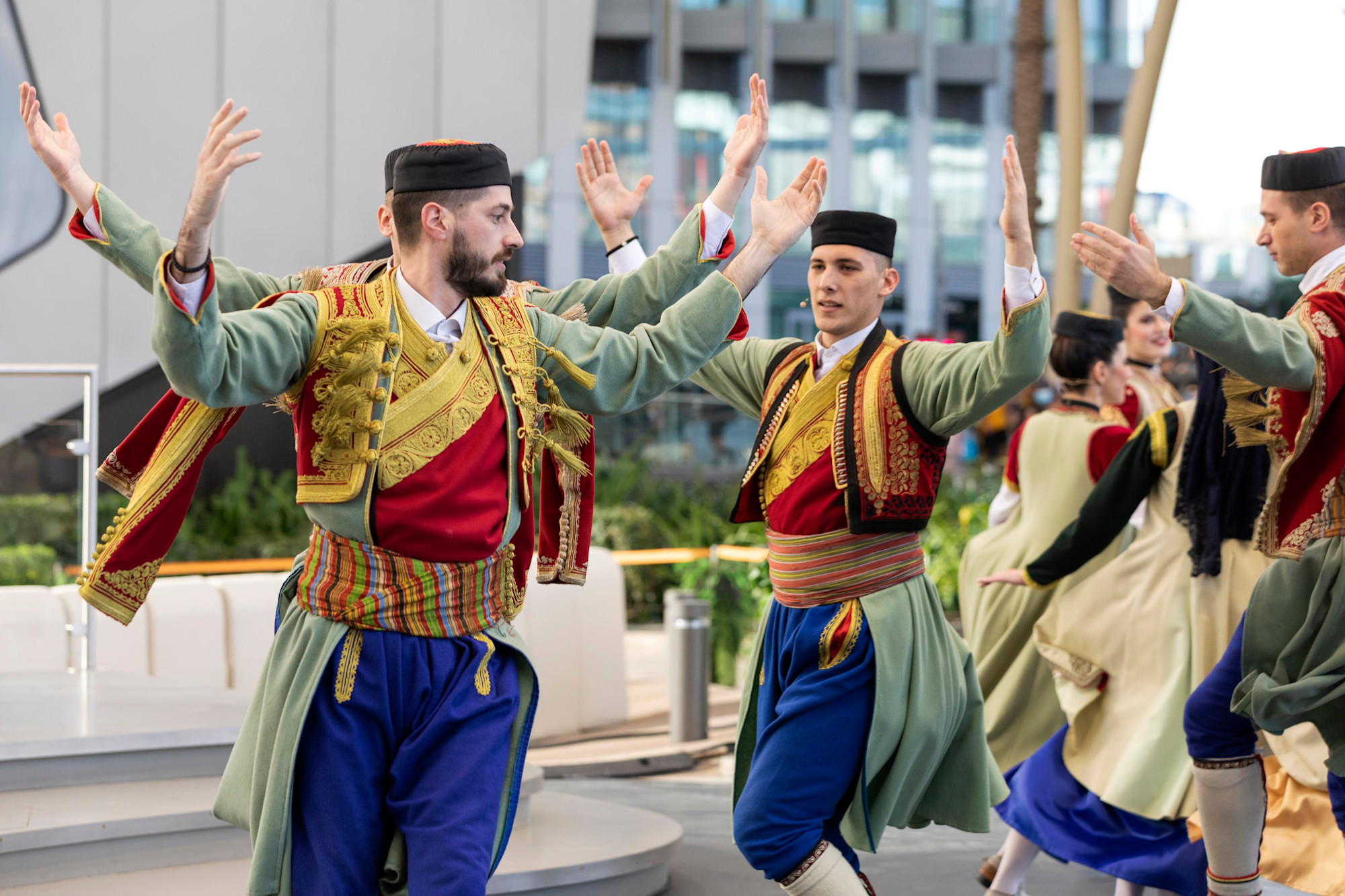 Cultural performance during the Montenegro National Day Ceremony at Al Wasl m44100