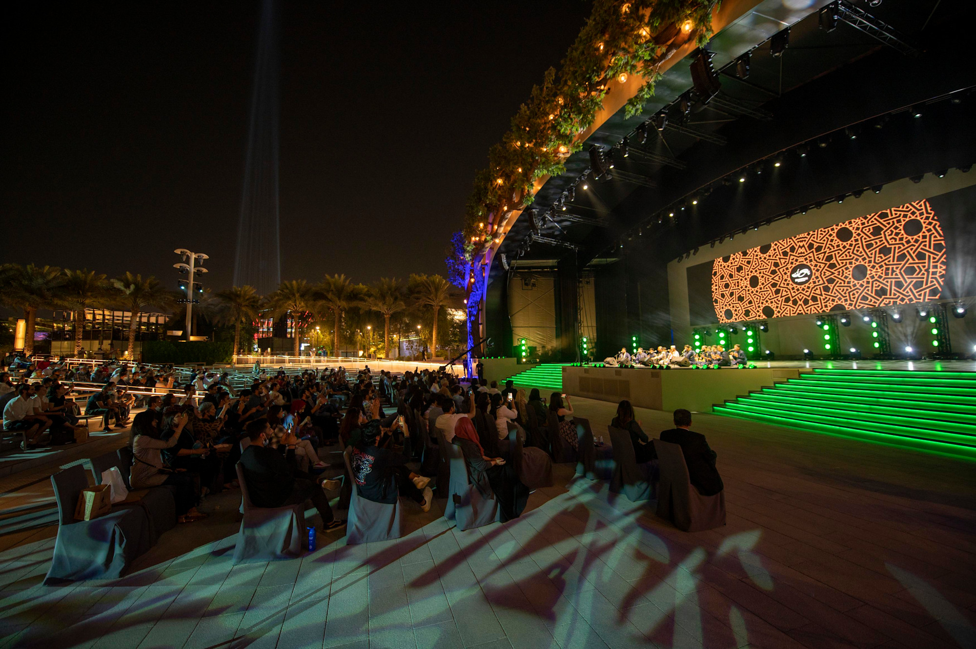 Musical Fusion by Fareed Ayaz and Abu Muhammad at Dubai Millennium Amphitheatre m12758