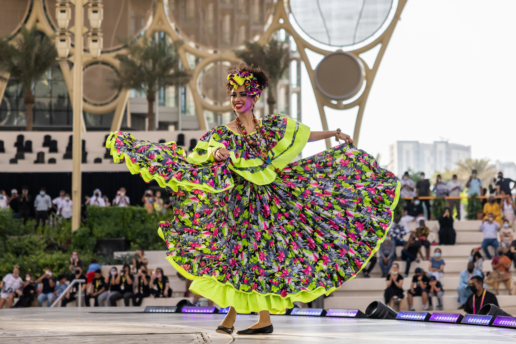 Cultural performance during Panama National Day at Al Wasl m5371