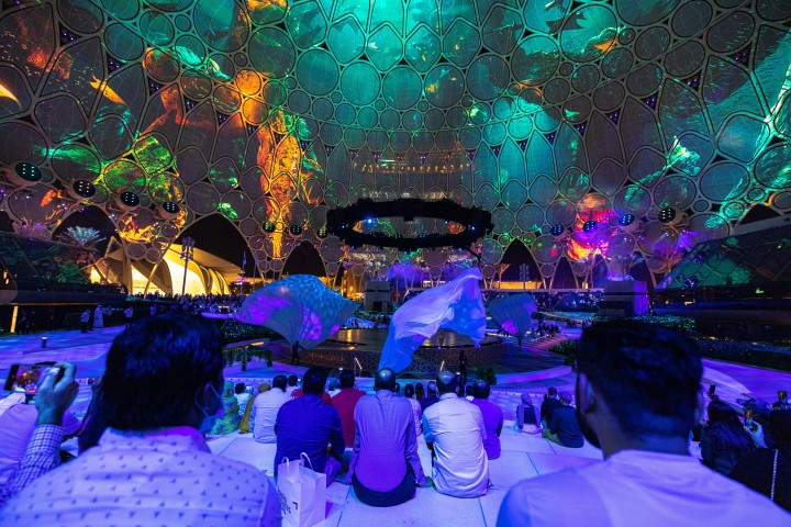 Underwater Harmony performance at Al Wasl
