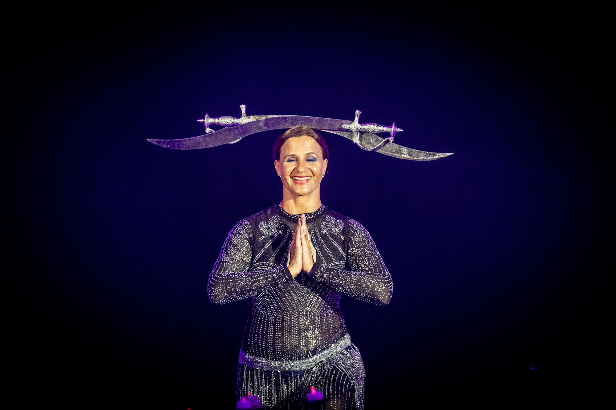 Antonina Canal Prem Shakti Company perform at Dubai Millennium Amphitheatre m32455