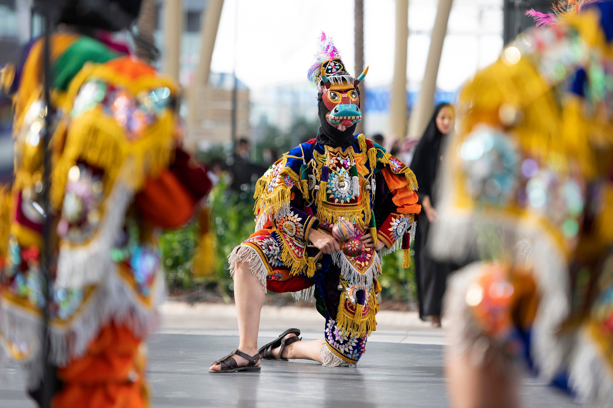Cultural performance during the Guatemala National Day Ceremony at Al Wasl m68498