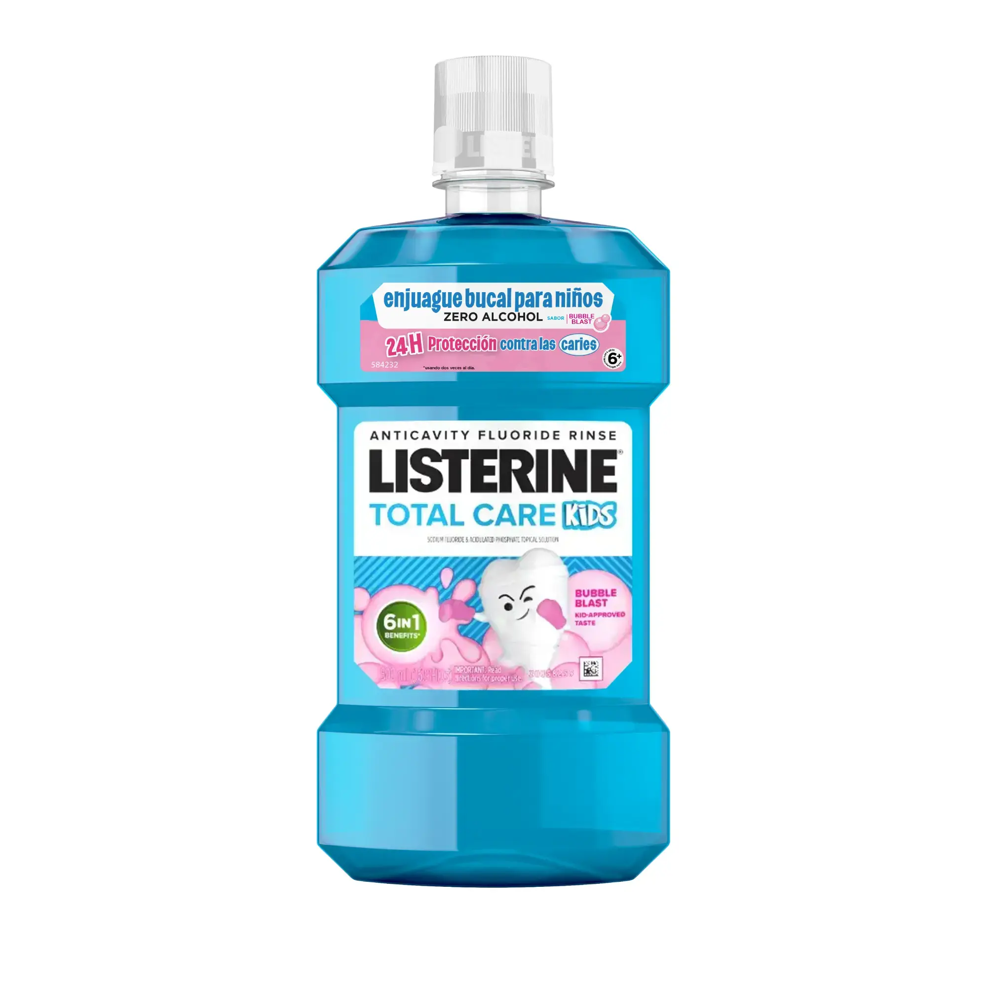 Enjuague bucal para niños Listerine® Smart Rinse® Bubble Blast 500ml