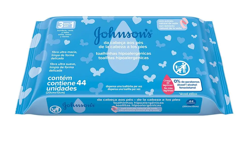 Toallitas Húmedas de Pies a Cabeza JOHNSON'S® baby