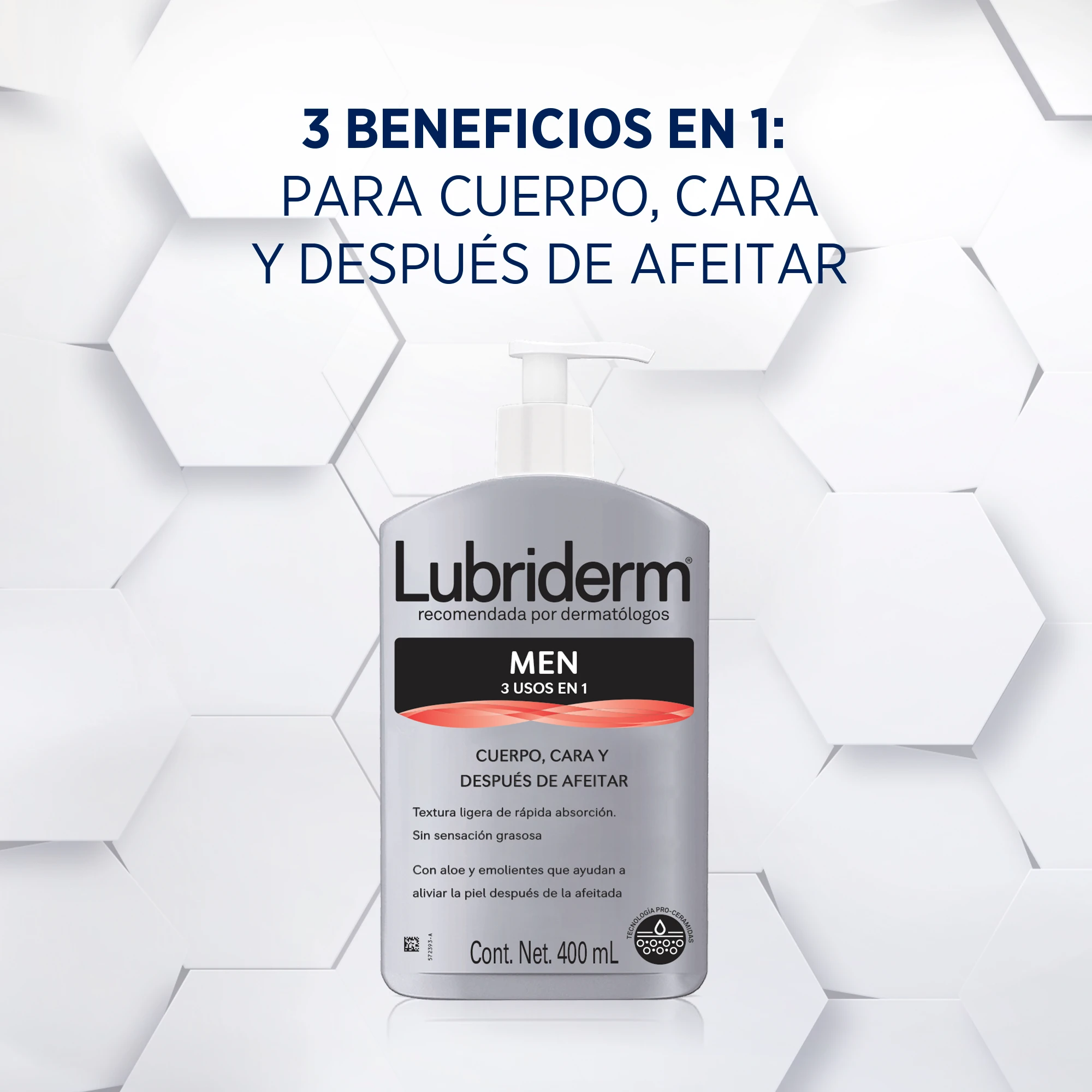 LUBRIDERM® Men’s 3 en 1