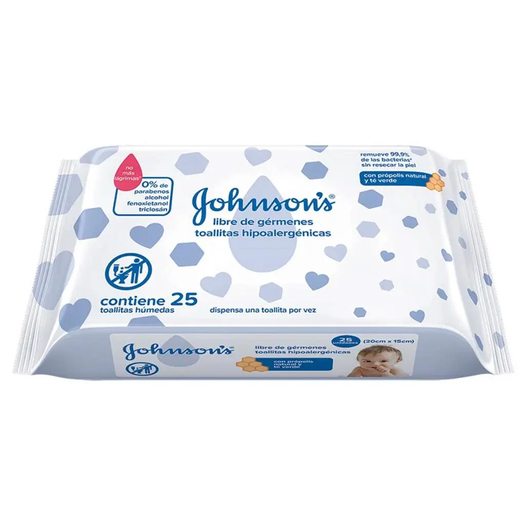 Toallitas Húmedas Libre de Gérmenes JOHNSON'S® baby