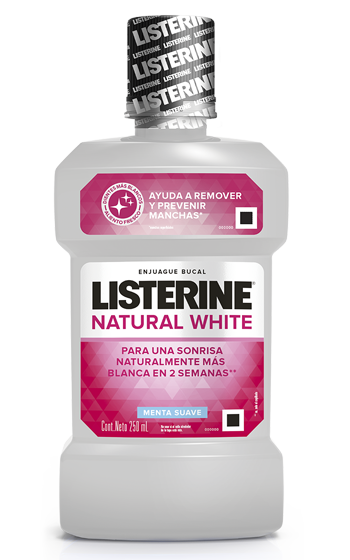 Enjuague bucal LISTERINE® Whitening Blanquea y Fortalece