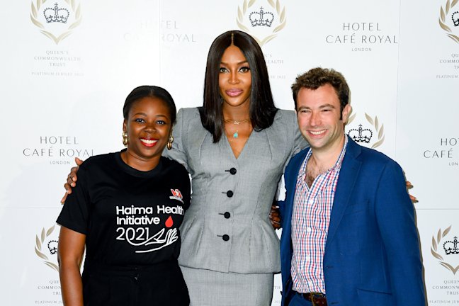 Naomi Campbell, Bukky B, Chris Kelly