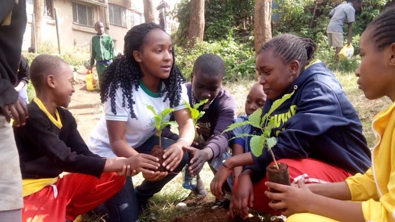 Elizabeth has deep ambitions to inspire future generations to be more green
