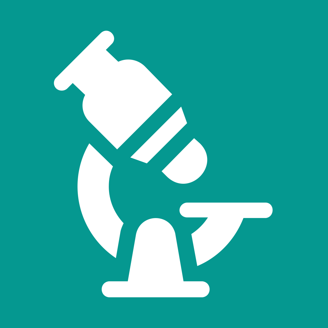 Microscope icon image used to represent micro-mentoring