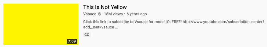 This is not yellow custom youtube thumbnail