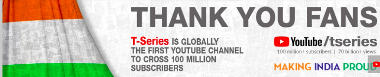 T Series The Moment They Hit 100 Million Youtube Subscribers Blog Vidiq 7918