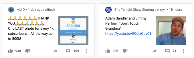 YouTube Community Tab