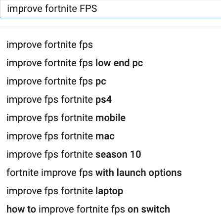 Fortnite search results YouTube