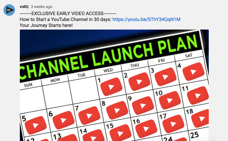 YouTube Community Tab Test 3