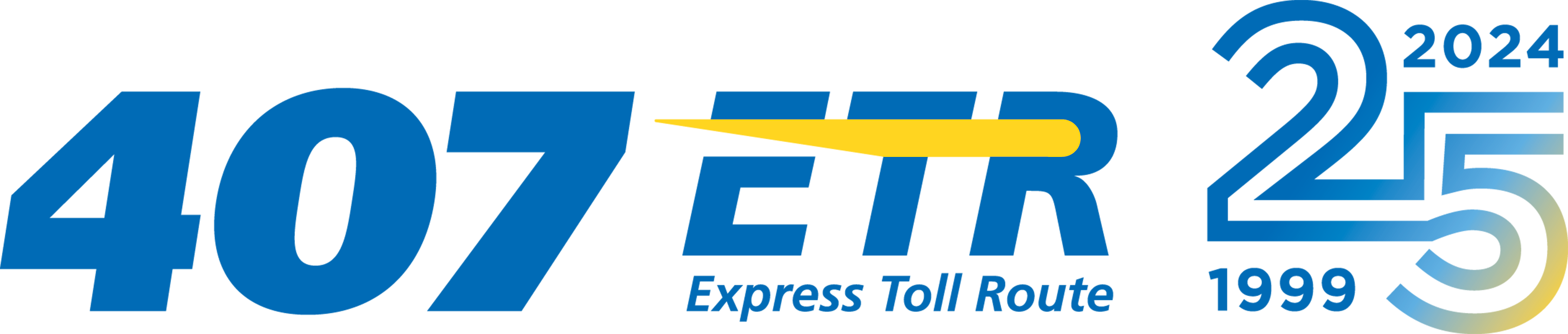 Logo 407 ETR 25th Anniversary