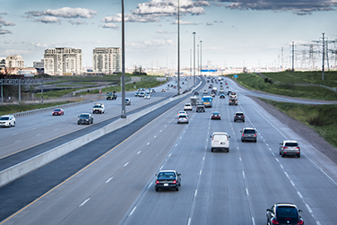 A photo of Highway 407 ETR