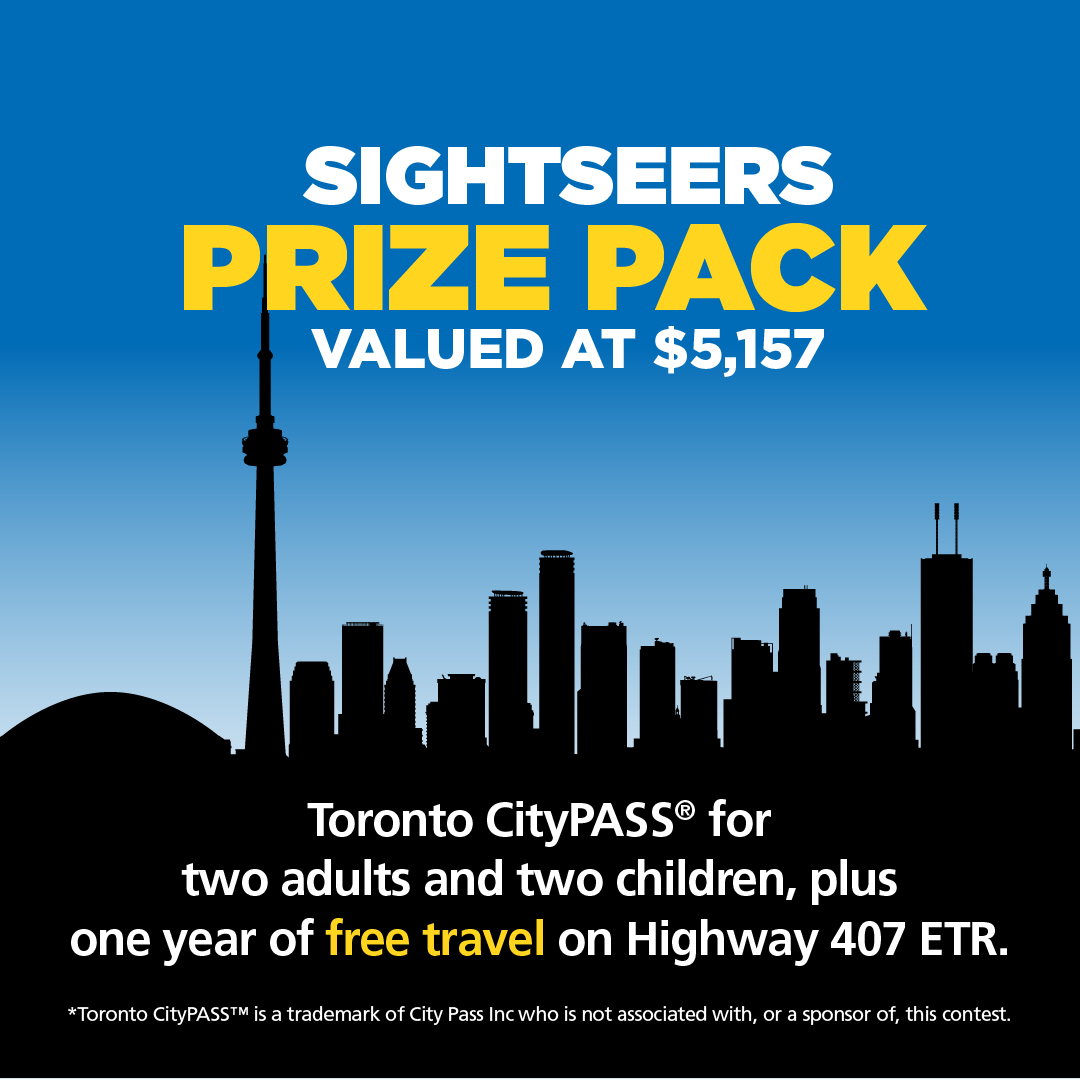 Sightseers prize pack valued at $5,157