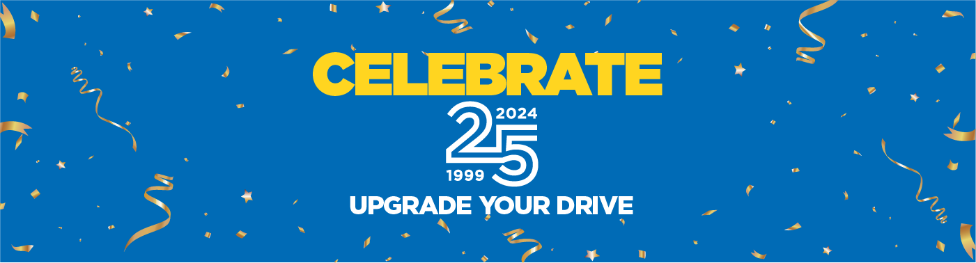 Celebrate 25, upgrade your drive.