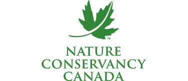 Green leaf with "Nature Conservancy Canada" underneath