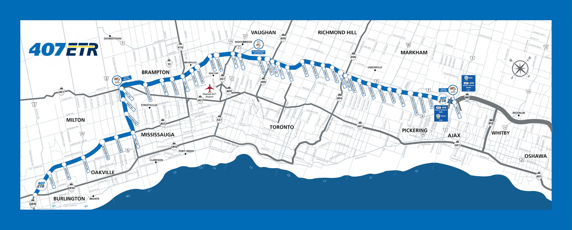 Map of the GTA