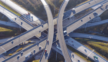 Overhead view of Highway 407 ETR