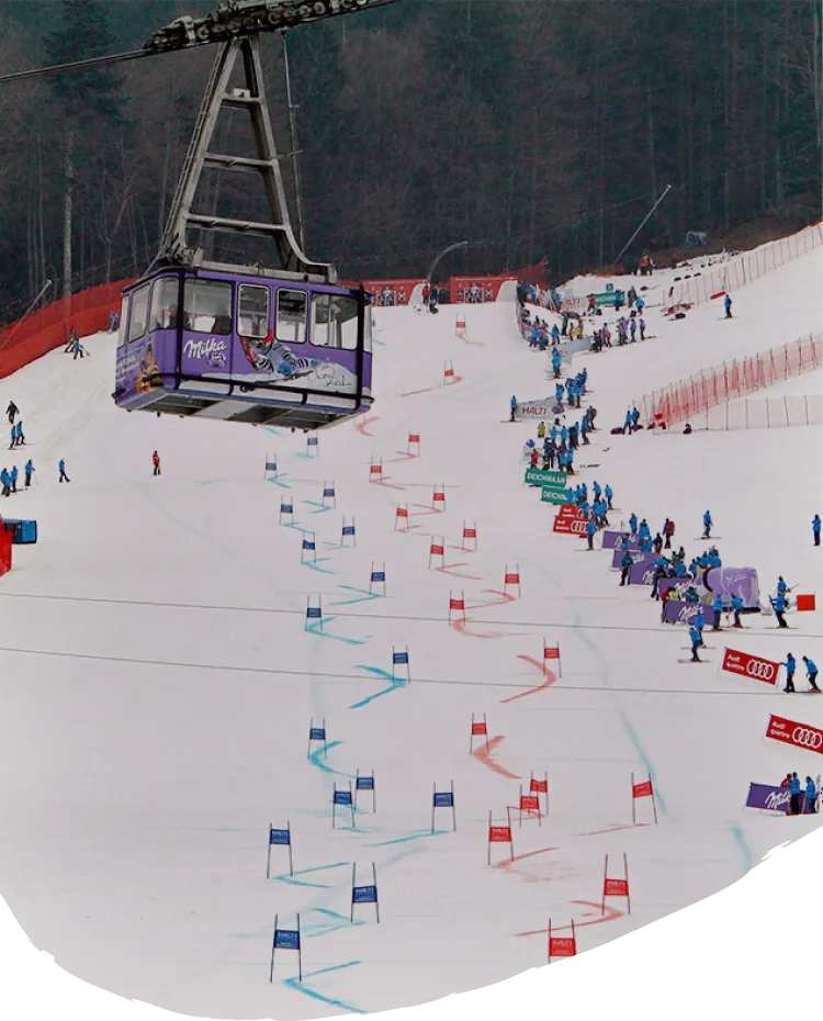 imgBannerbild Skisponsoring Blick aus Bergbahn