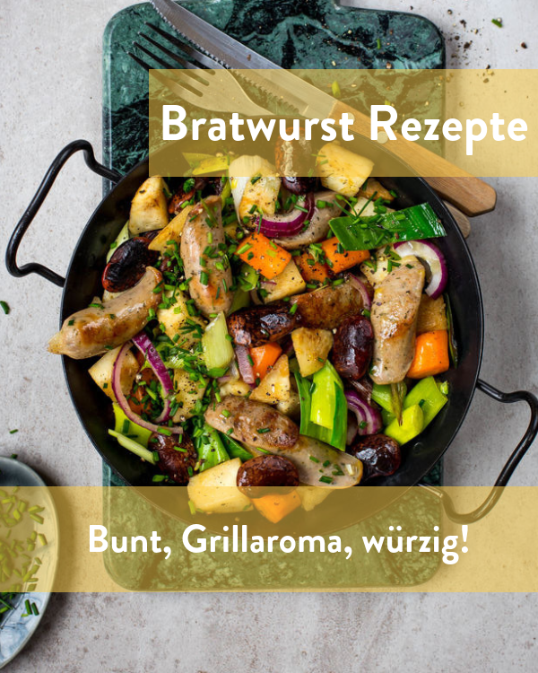 Bratwurst Rezepte abseits von Grill & BBQ